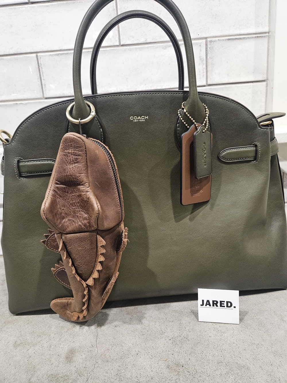 COACH Olive Green Empire 40